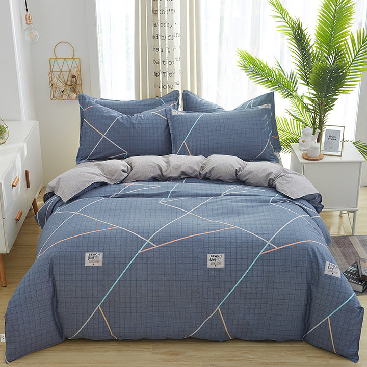 Verspieltes Bären kariertes Bettbezug Set