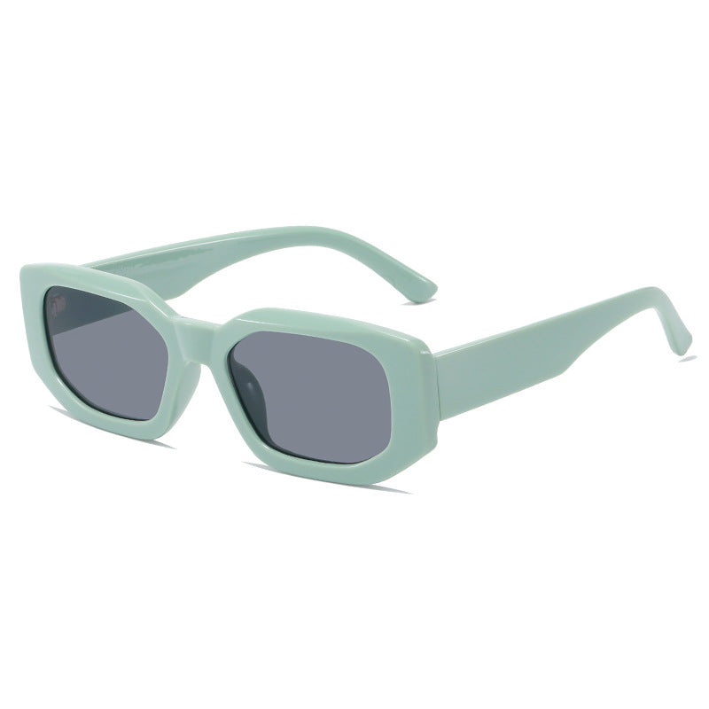 Damen modische quadratische Sonnenbrille mit unverwechselbarem Rahmen Karnz