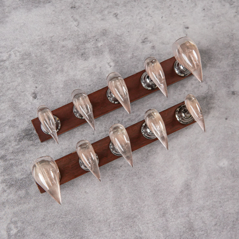 Premium Stiletto-Spitz Druck-Nagel-Set