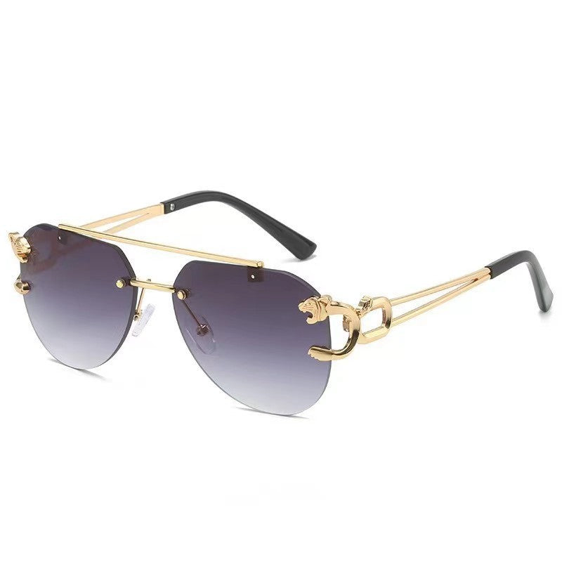 Damen Designer Sonnenbrille mit einzigartigem tierischen Akzent Karnz