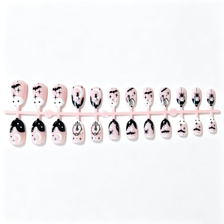 Halloween-Themen-Nagelkunst-Set