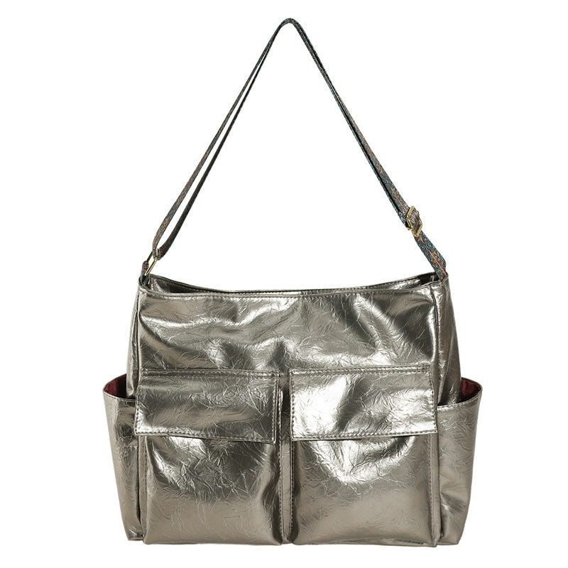 Chice metallische Handtasche Karnz