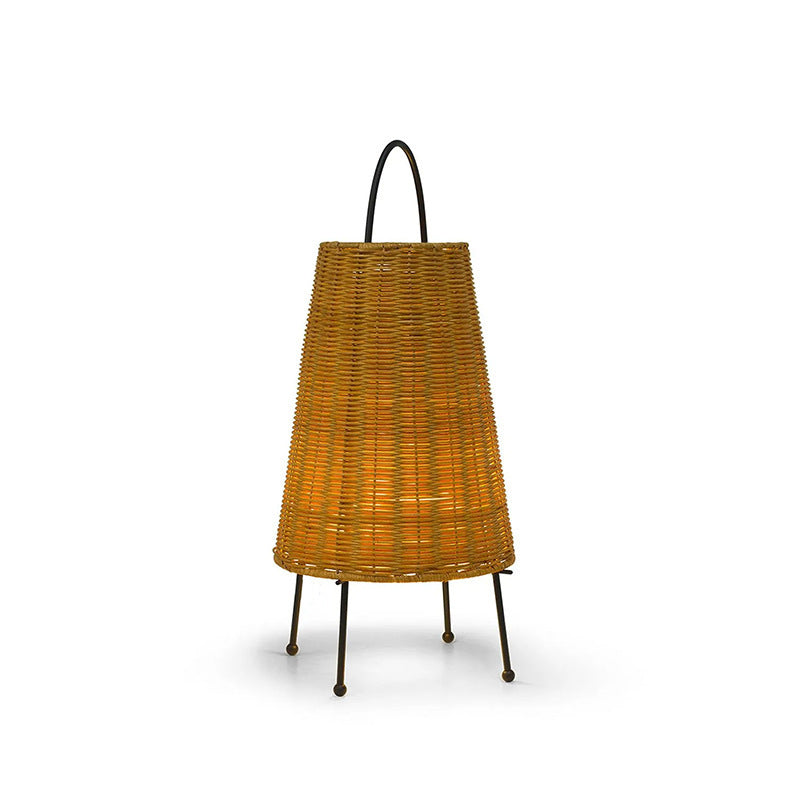 Tragbare Rattan-Laterne Karnz