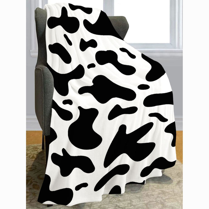 Gemütliche Tiermuster Fleece-Wurfdecke