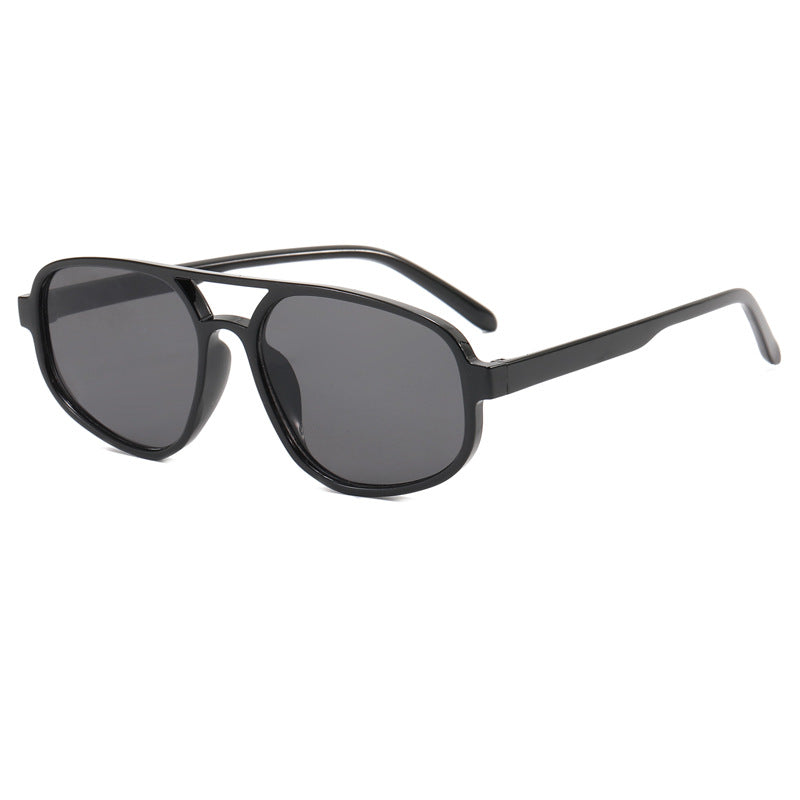Damen modische Oversized-Sonnenbrille mit trendy Rahmen Karnz