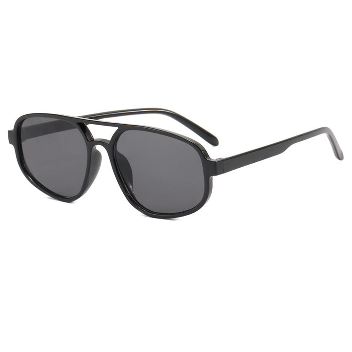 Damen modische Oversized-Sonnenbrille mit trendy Rahmen Karnz