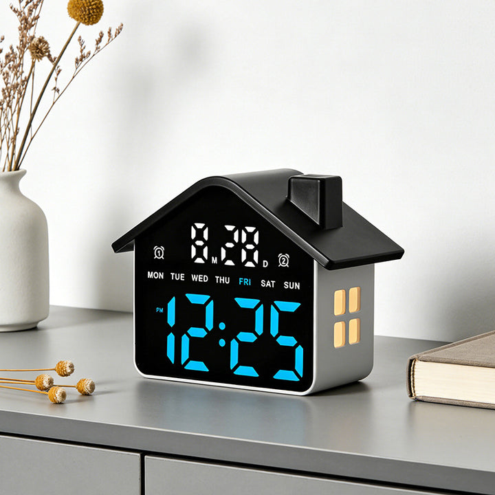 Digitaler Alarmwecker im Hausdesign Karnz