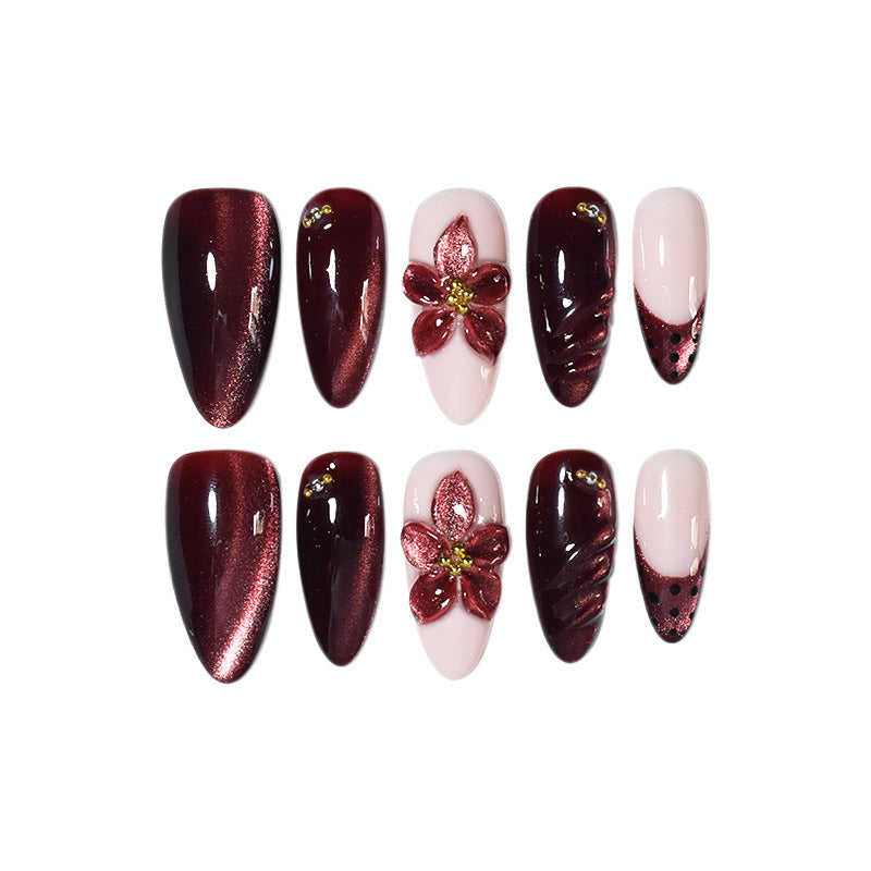 Kreatives Floral Nail Art Set Karnz