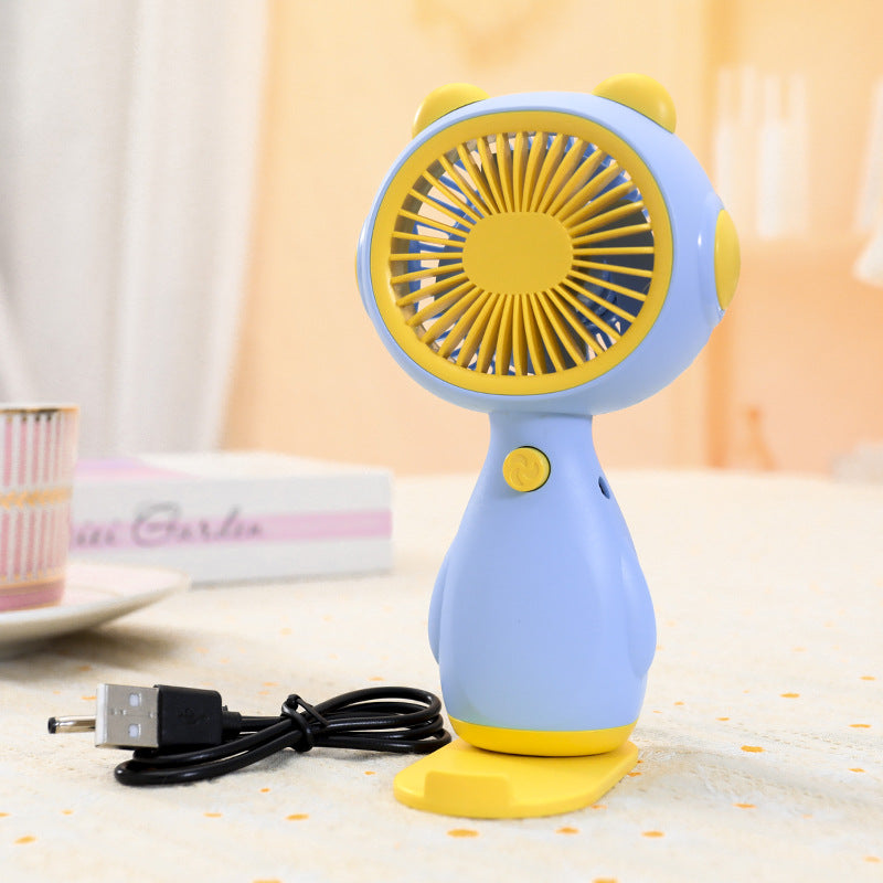 Damen Tragbarer Handventilator mit interaktivem Tierdesign Karnz