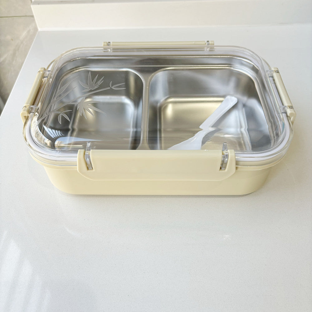 Dual-Compartment Edelstahl Brotdose