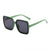 Damen quadratische Sonnenbrille mit stilvollem Rahmen und UV-Schutz Karnz