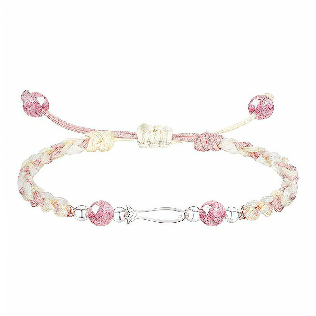 Verstellbares geflochtenes Perlenarmband Karnz