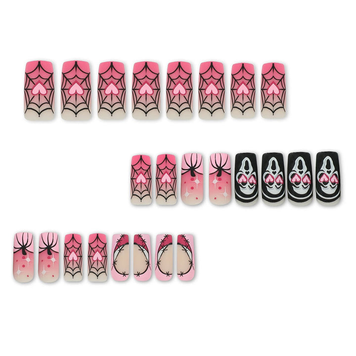 Künstlerische Halloween-Themen Press-On Nail Extensions Karnz