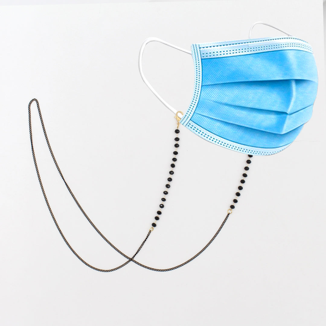Elegante Perlen-akzentuierte Brillenbandkette Karnz