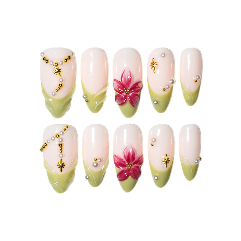 Floral Art Acryl-Nagelverlängerungen Karnz