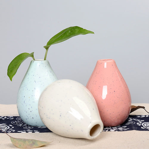 Kreative texturierte Keramikblumenvase Karnz