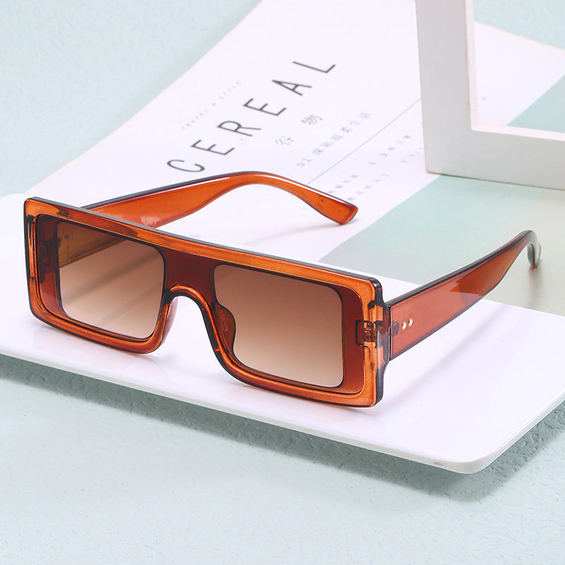 Damen Oversize-Sonnenbrille mit quadratischem Design Karnz