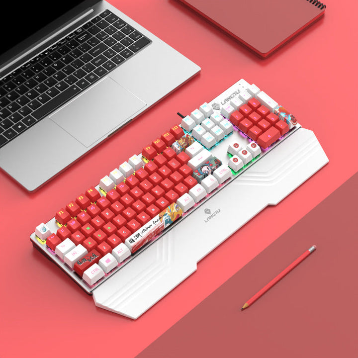 Ergonomische RGB Mechanische Gaming-Tastatur Karnz