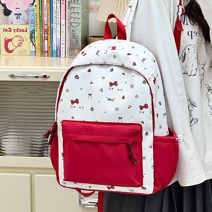 Süßer Cartoon-Print-Rucksack