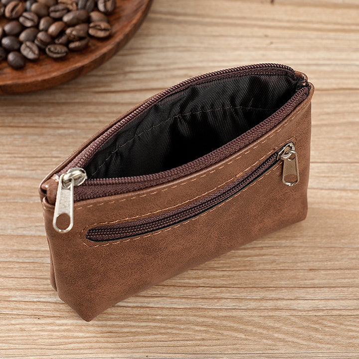Kompakte Reißverschluss-Münztasche