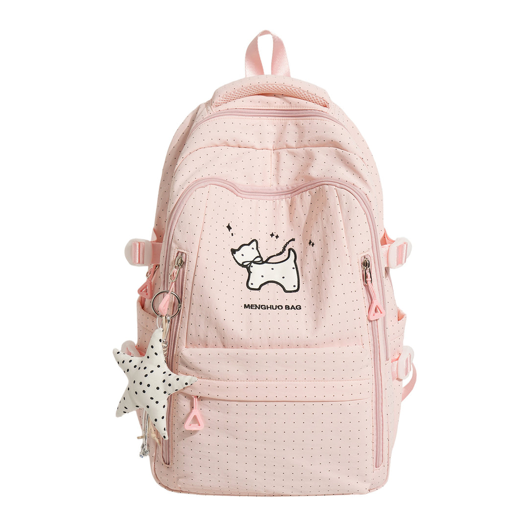Grafische Katzen-Themen-Rucksack Karnz