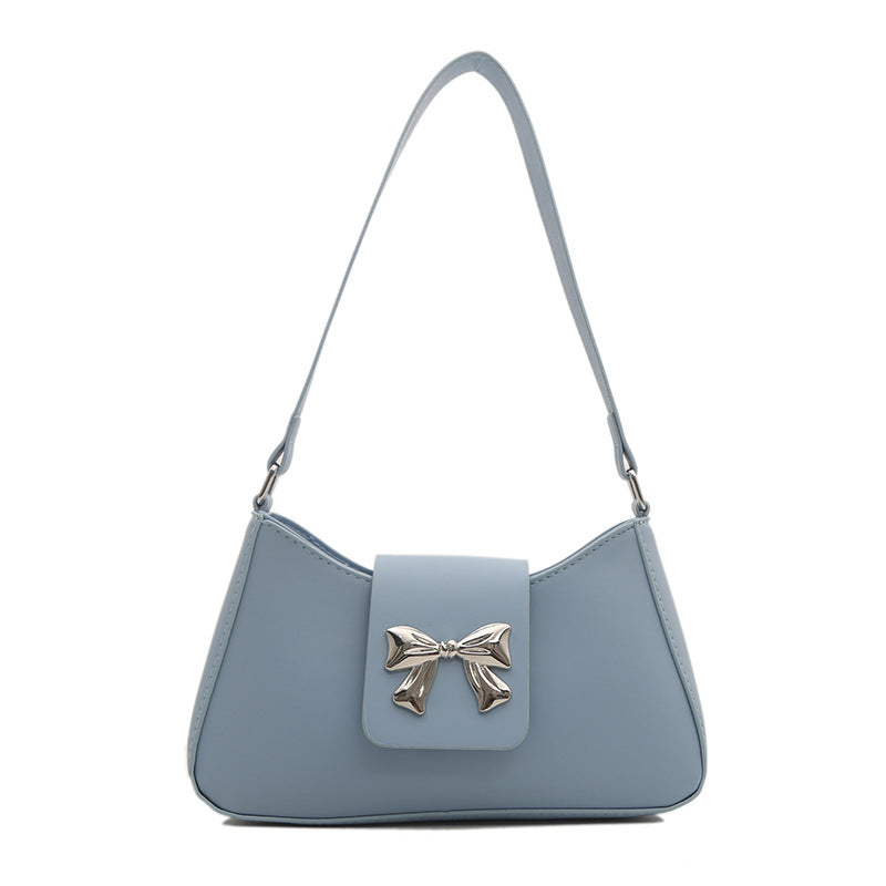 Stylische Schleifenakzent-Handtasche Karnz