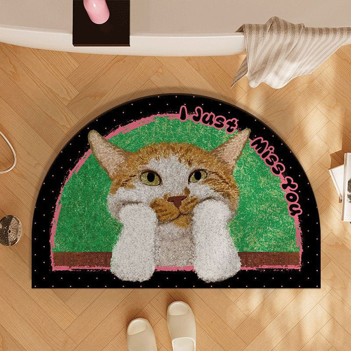 Dekorative katzenmotivierte Bereichsmatte Karnz