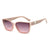 Damen Oversized quadratische Sonnenbrille mit eleganten Akzenten Karnz