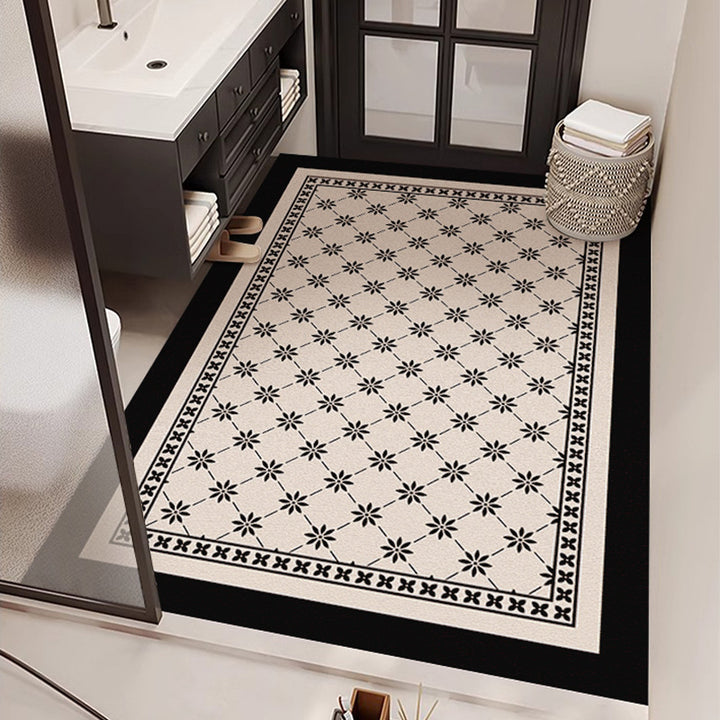 Mosaikmuster Badezimmerteppich