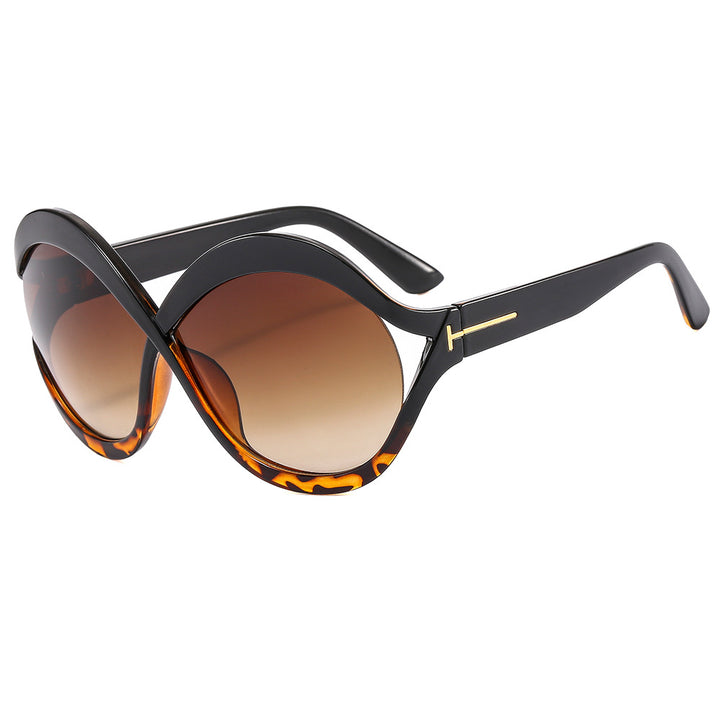 Chic Übergroße Katzenausschnitt Sonnenbrille