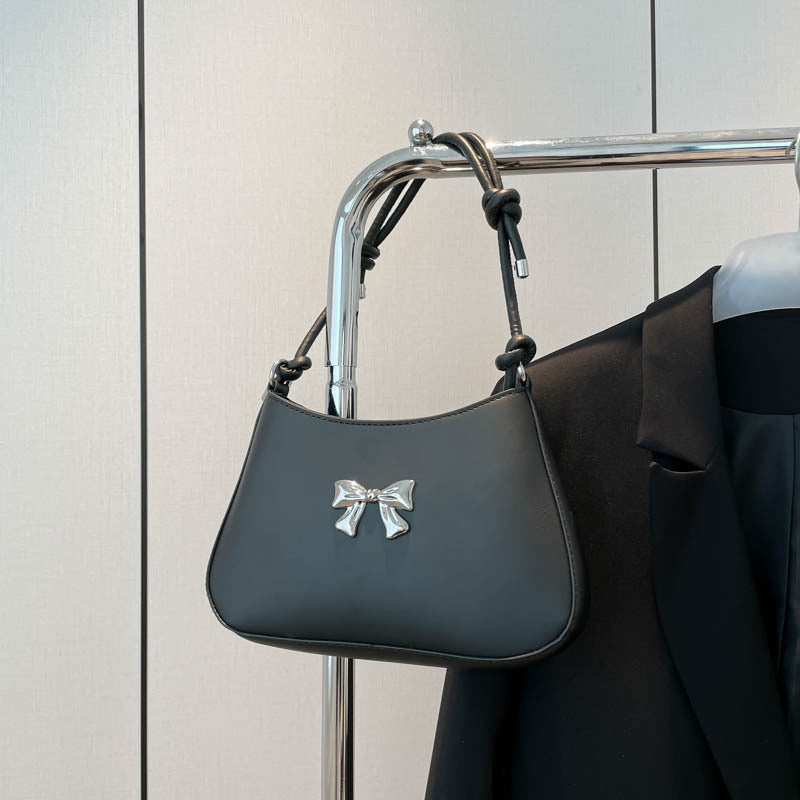 Elegante Bow-Detail Umhängetasche Karnz