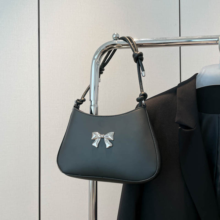 Elegante Bow-Detail Umhängetasche Karnz