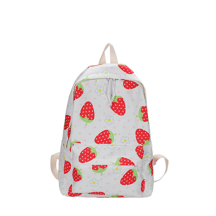 Verspielt gemusterter Rucksack Karnz