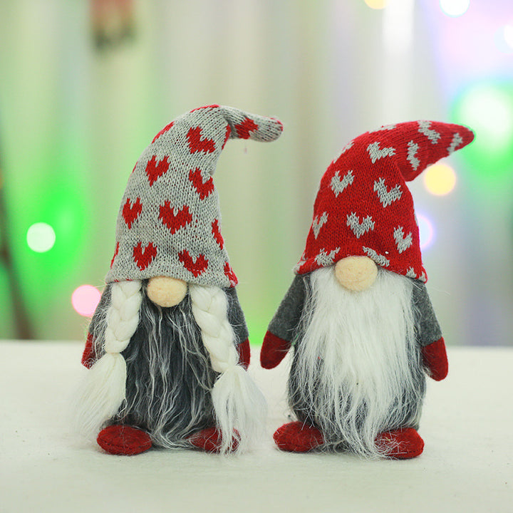 Niedliche Weihnachtsgnom-Dekoration Karnz