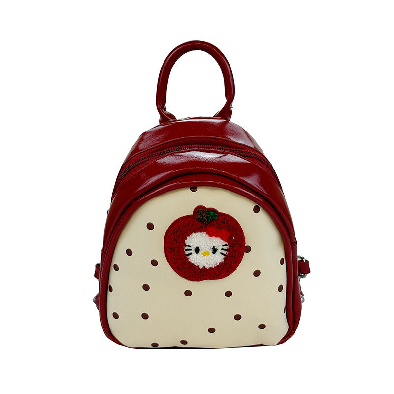 Plüsch Rucksack mit Fruchtigem Design und Verspielten Details Karnz