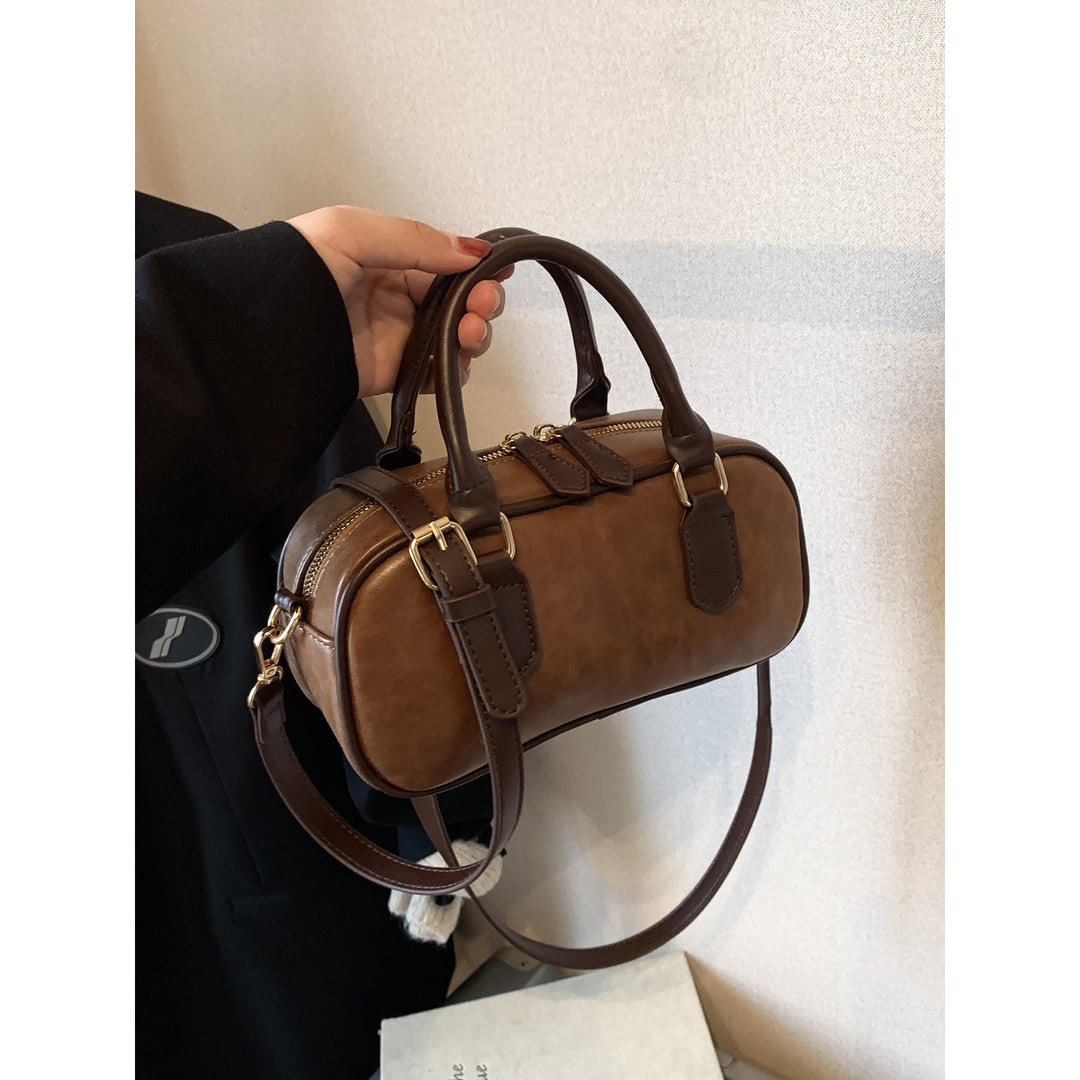 Vintage-inspirierte Leder Umhängetasche Karnz