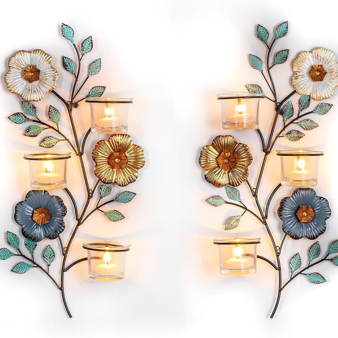 Florale Wanddekoration Karnz