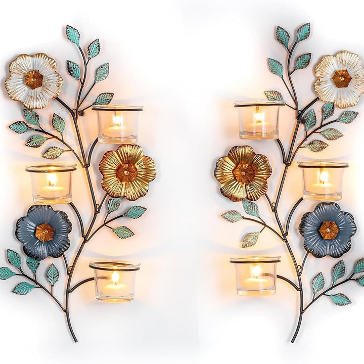 Florale Wanddekoration Karnz