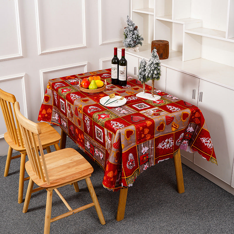 Festliche Tischdecke mit weihnachtlichem Motiv Karnz