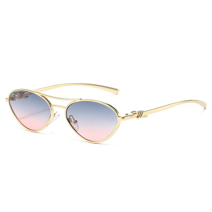 Stylische Eckige Brillen Sonnenbrillen Karnz