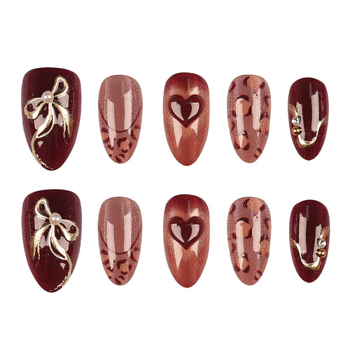 Dekoratives Elegantes Nagelkunst Set