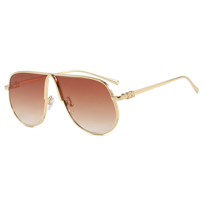 Damen Pilotensonnenbrille mit hochwertigem Metallrahmen und polarisierten Gläsern Karnz