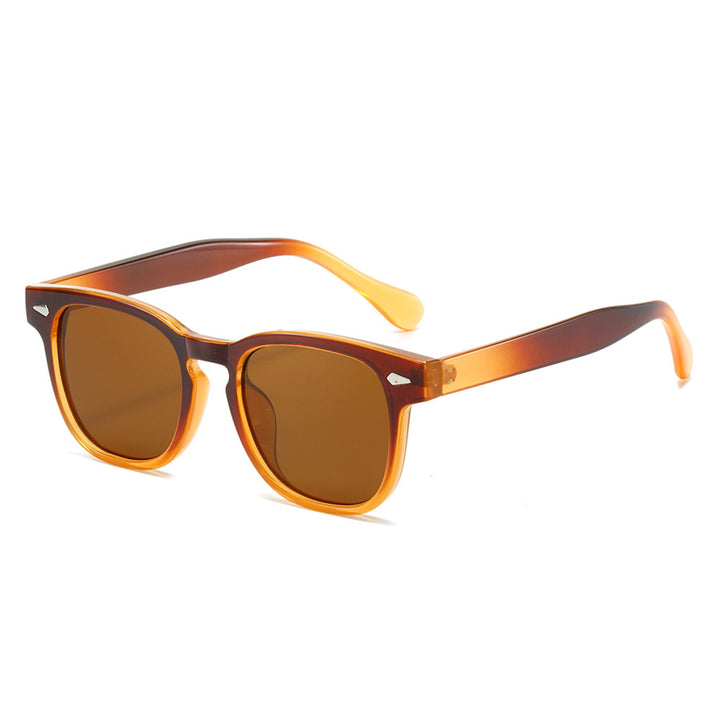 Klassische retro-inspirierte quadratische Sonnenbrille Karnz