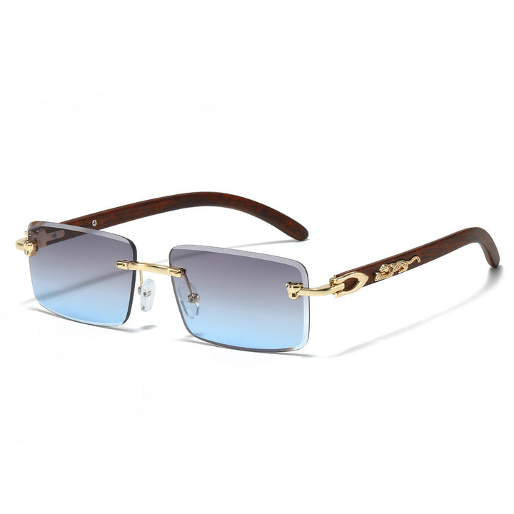 Modische Retro Rechteck-Sonnenbrille Karnz