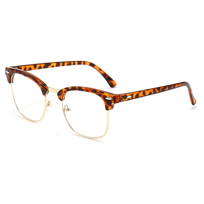 Damen modische Retro-Sonnenbrille mit metallischem Rahmen Karnz