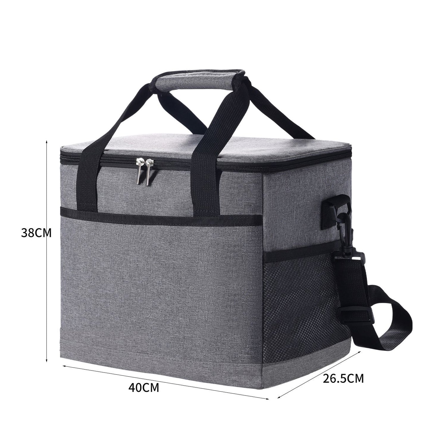 Unisex Kühltasche mit zusätzlichem Isolierfach und praktischem Tragegriff Karnz