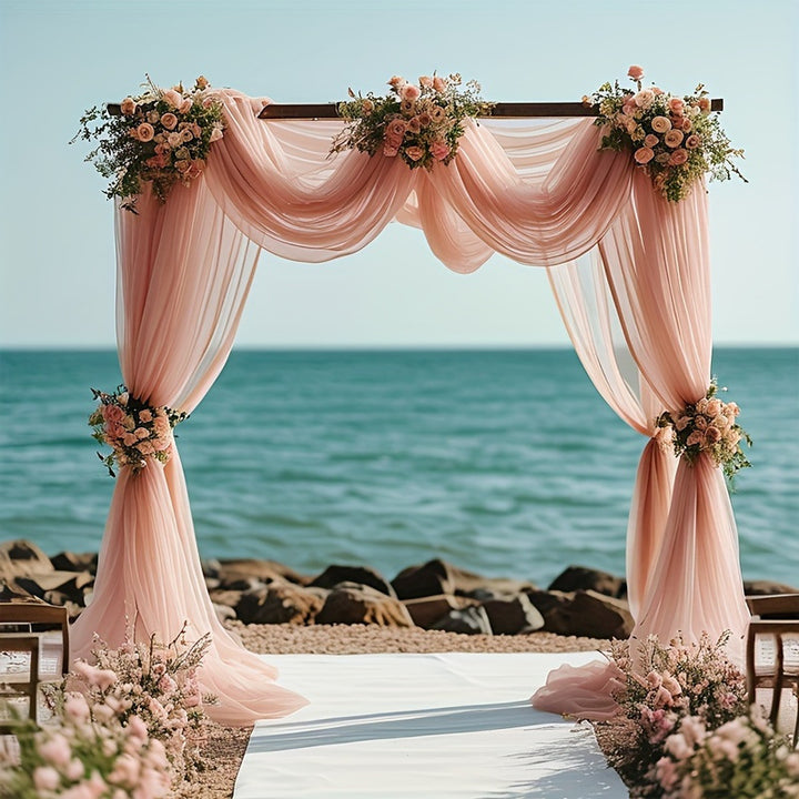 Elegante Hochzeitsbogen Dekor Karnz