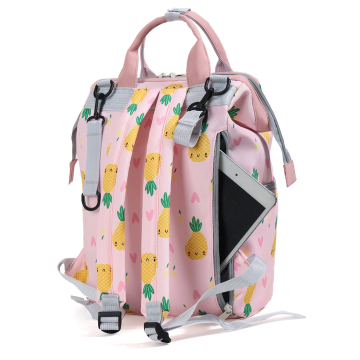 Verspielter Ananasdruck Wickelrucksack Karnz