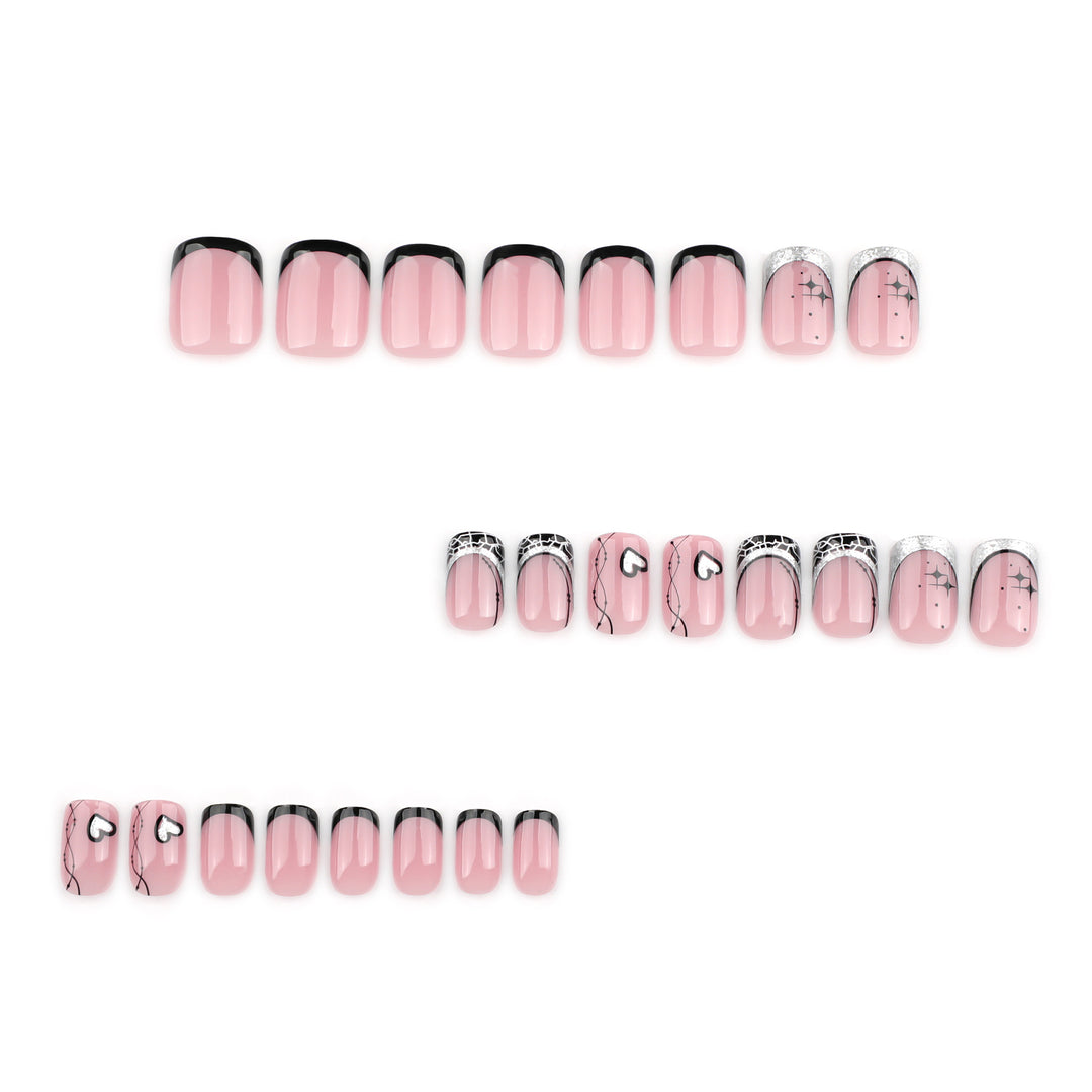 Künstliche Nagelkunst mit glamourösem Design Karnz