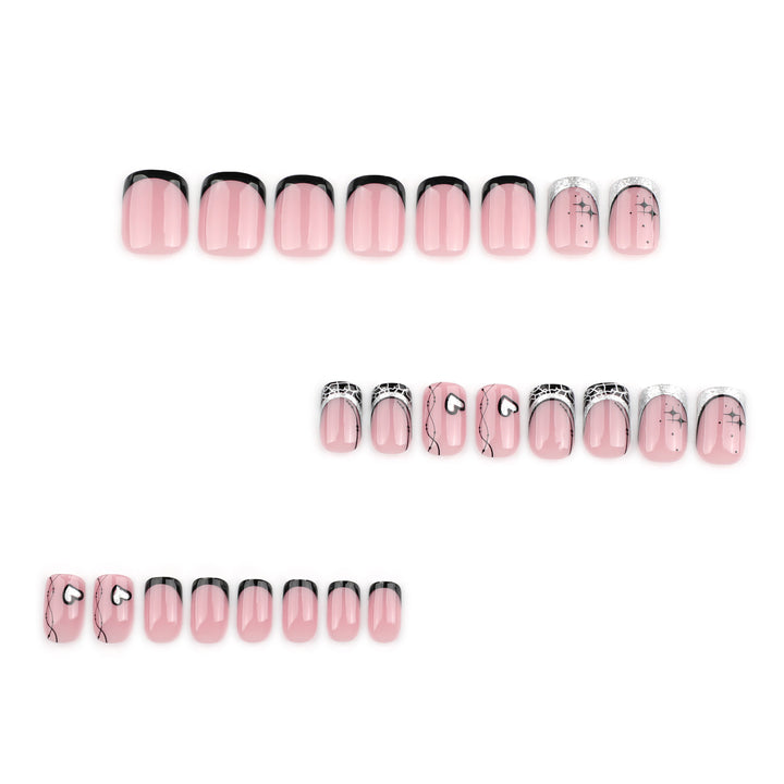 Künstliche Nagelkunst mit glamourösem Design Karnz
